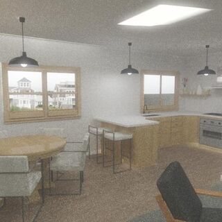 Kitchen Reconfiguration - Mock up