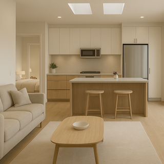 Apartment Block Kitchen